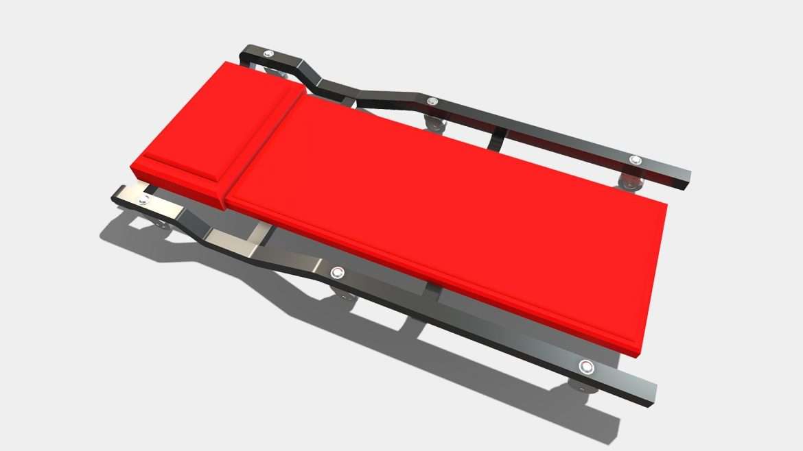 car creeper 3d model
