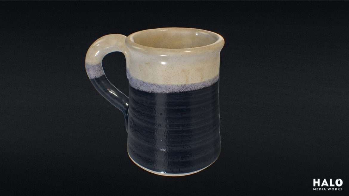 ceramic mug 01 3d scan 3d model