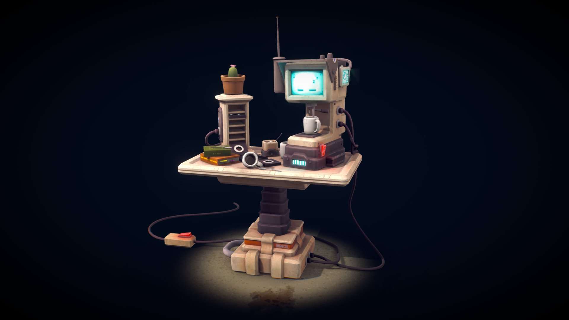 CGMA – Coffee Machine – (Sci Fi Prop)