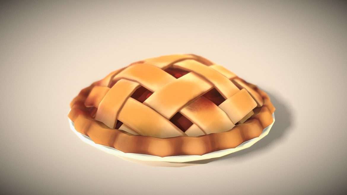 cherry pie 3d model