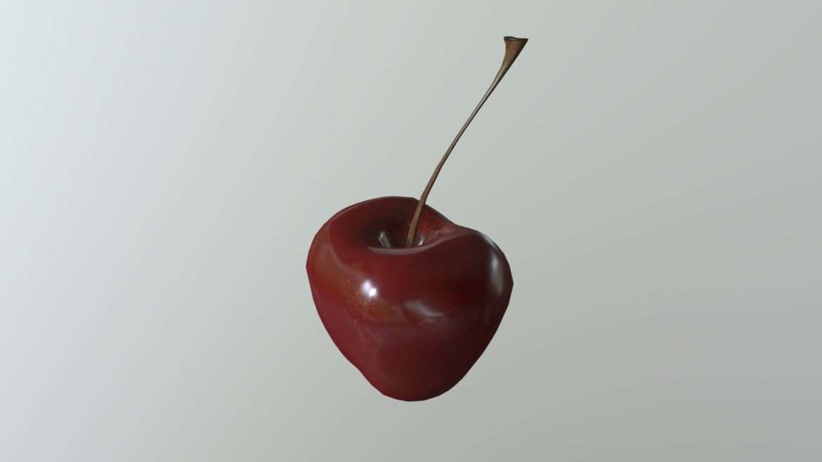 cherry 3d model