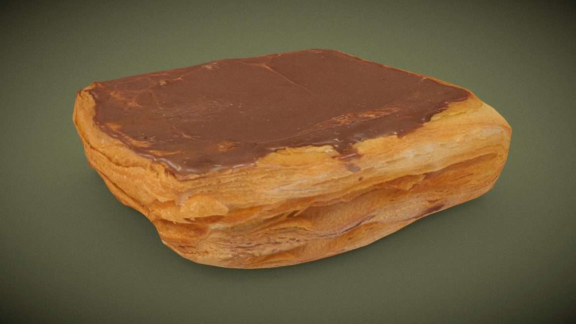 chocolate pudding 3d model