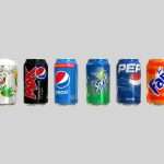 coca cola coke fanta sprite pepsi 7up cans 3d model