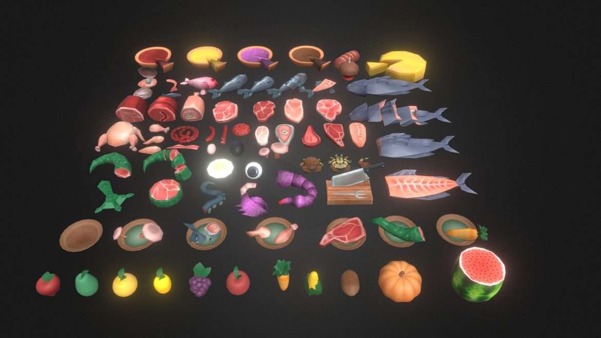 comida 3d model