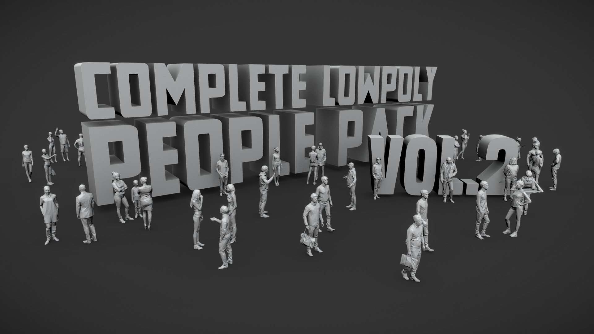 Complete Lowpoly People Pack Vol.2