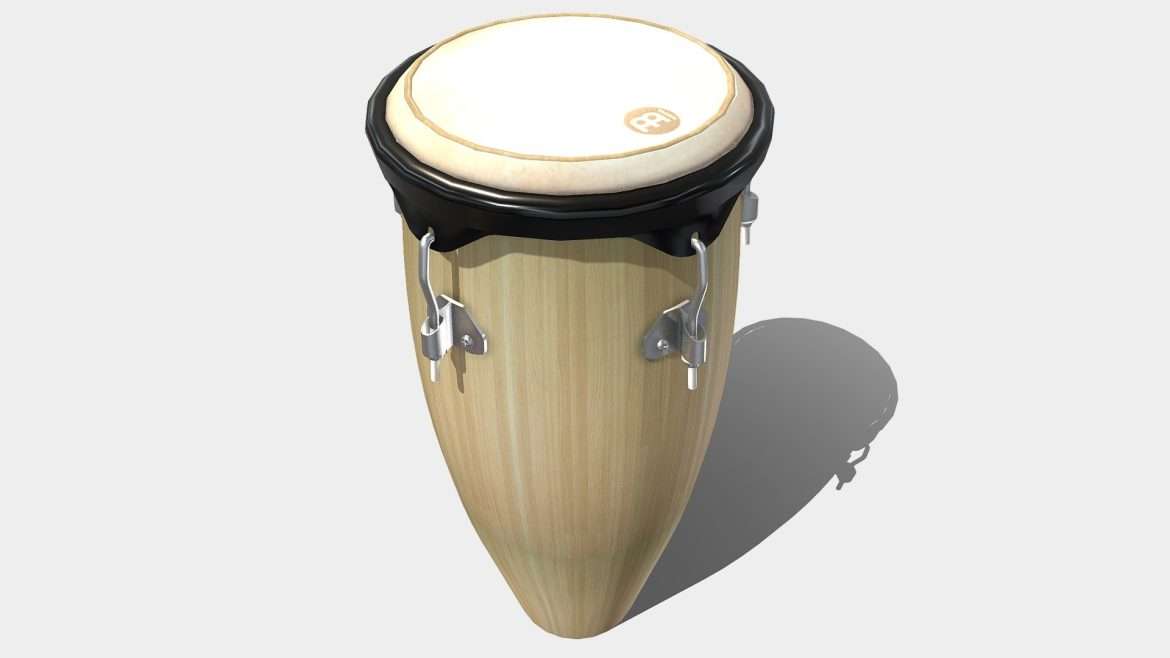 conga drum 3d model