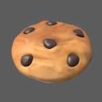 cookie 3d model