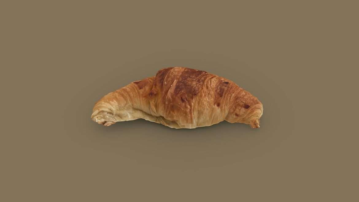 croissant au beurre 3d model