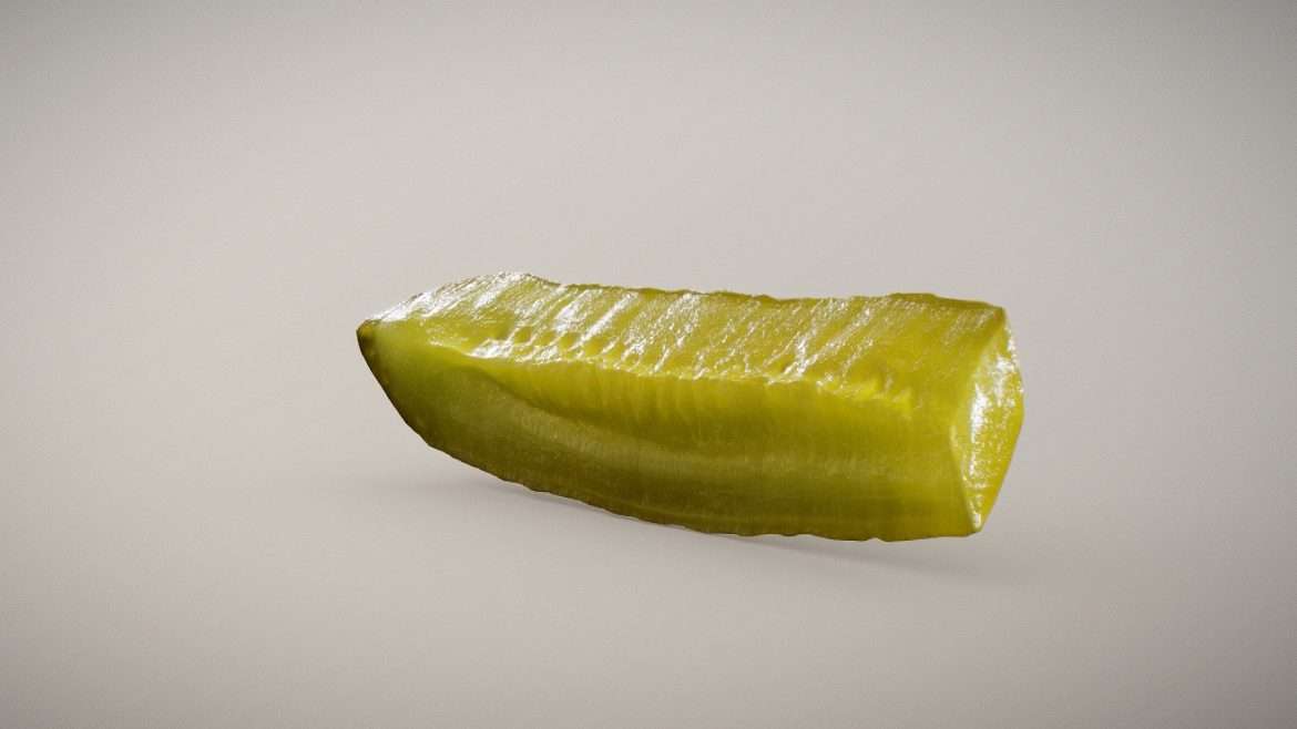 crunchy pickle 3d model