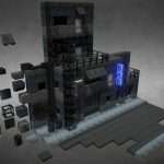 cube craft building set 01 3d model