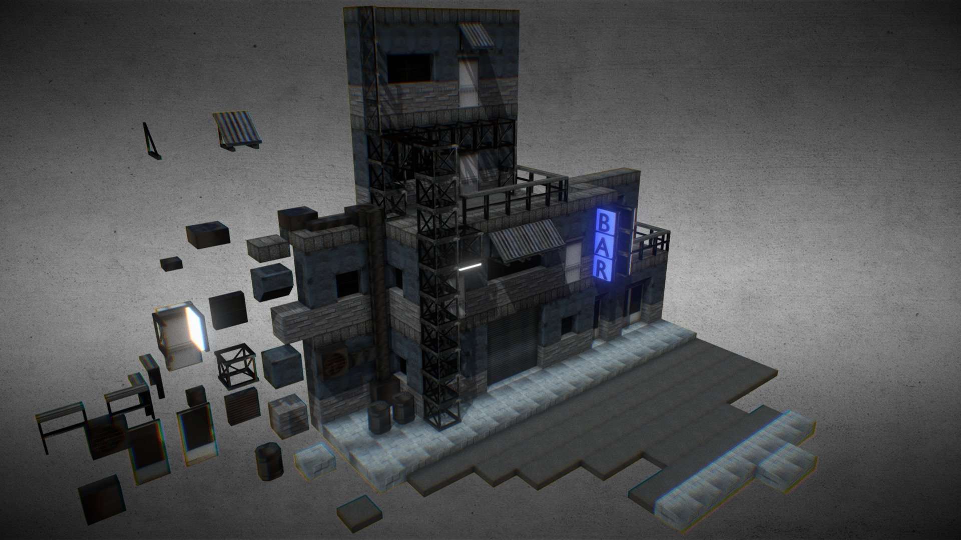 Cube Craft Building set 01