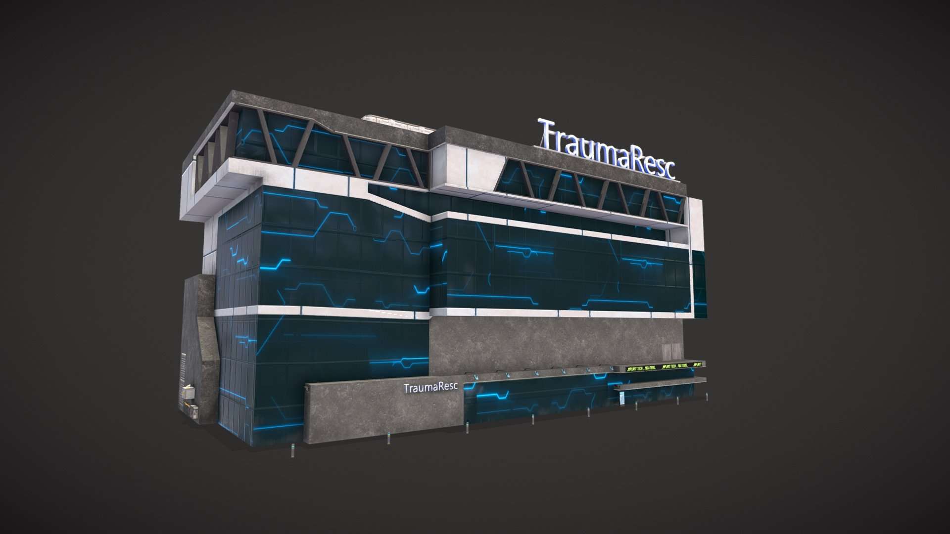 Cyberpunk hospital