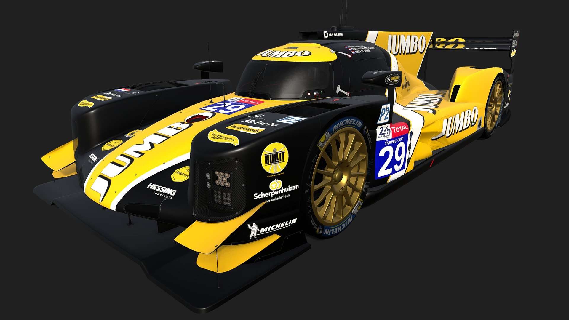 Dallara P217 – RTN Le mans 2019 livery