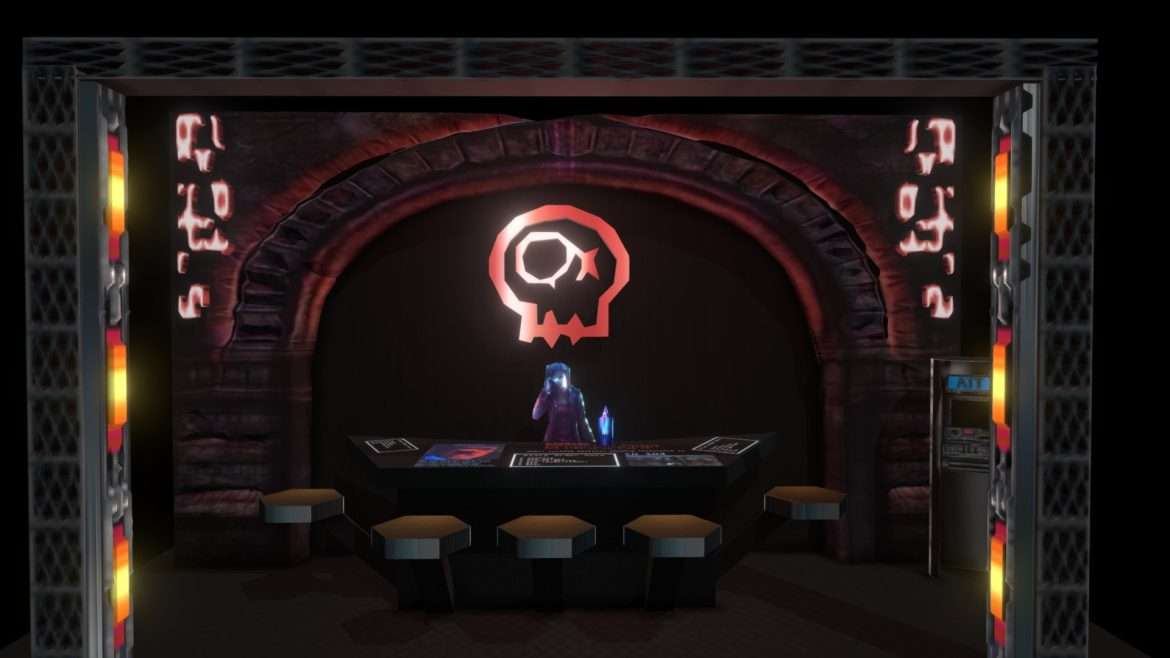 darkwave club for halloween 3d model