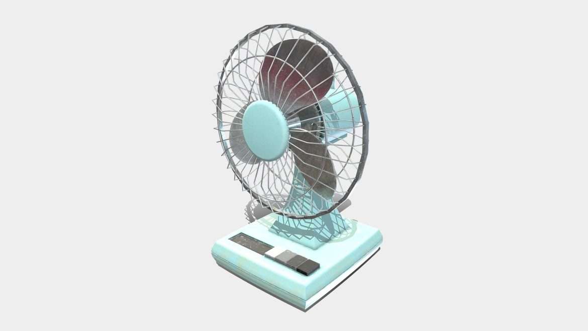 desk fan 3d model