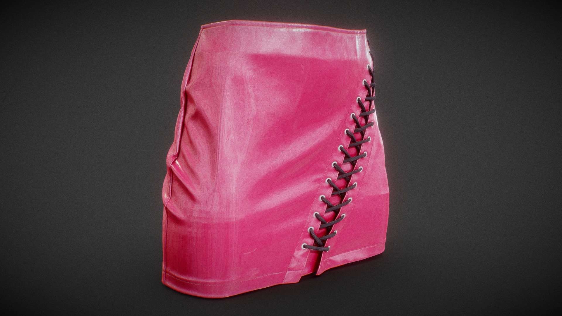 Diagonal Laced Skirt