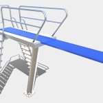 diving board 3d model