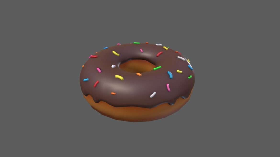 donut 3d model