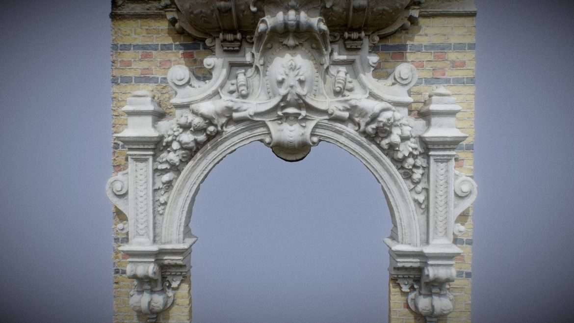 door decoration 3d model