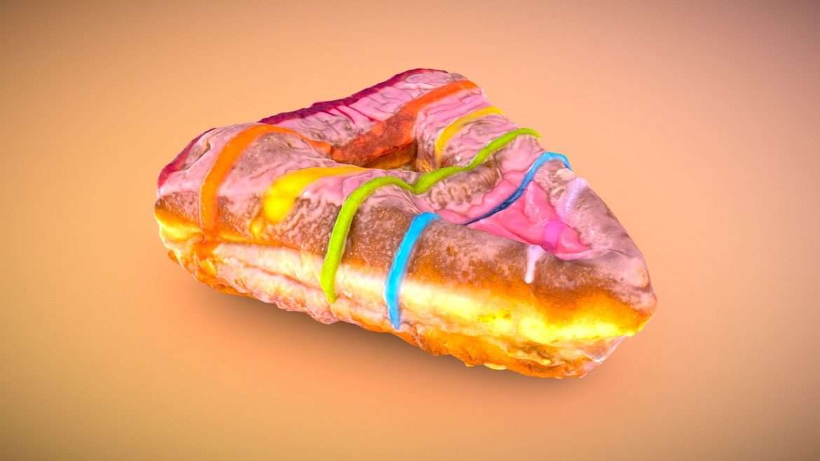 doughnut plant pride 3d model