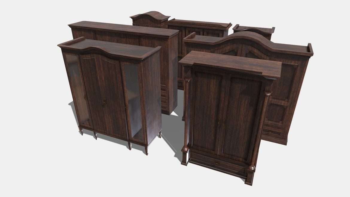 dresser cabinets 3d model