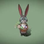 Easter Bunny 3D Model