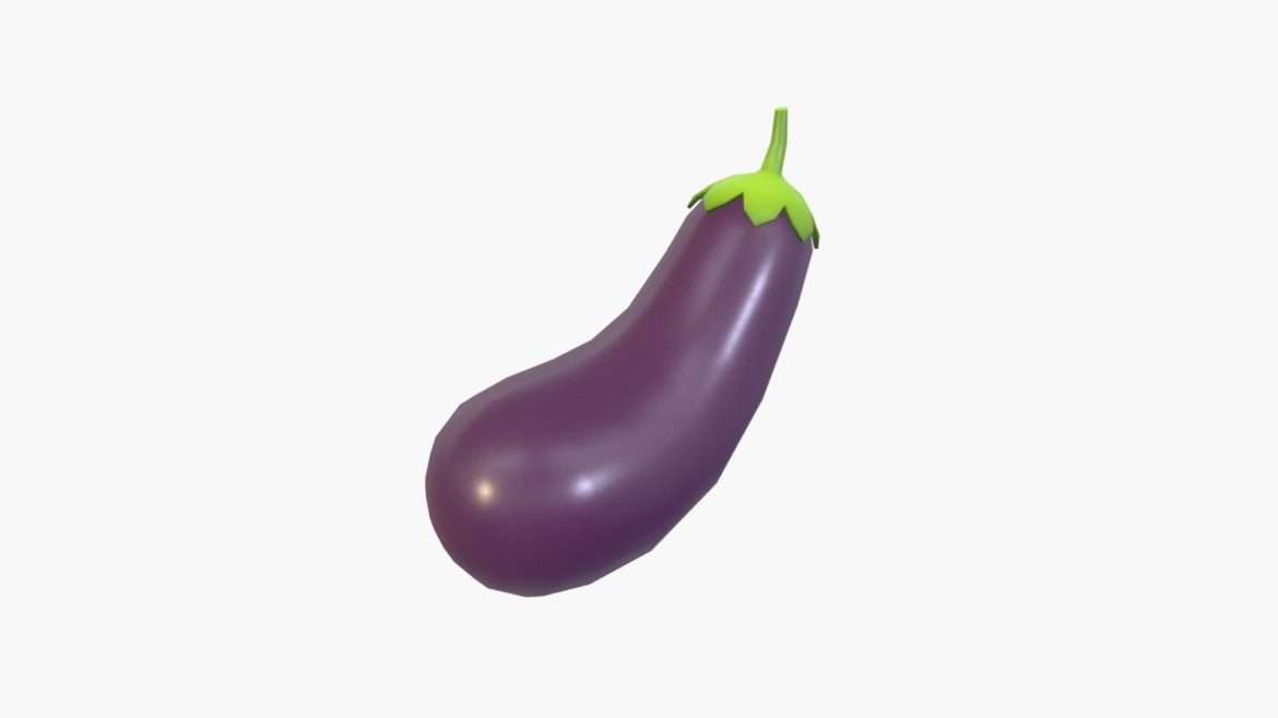 eggplant 3d model