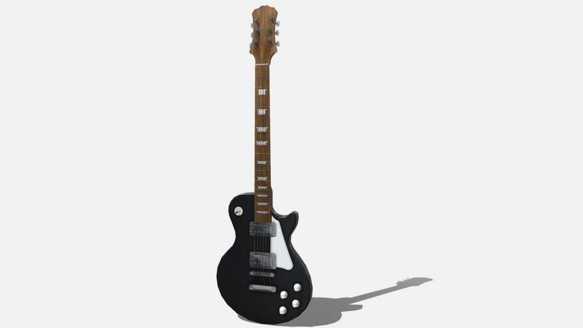 electric guitar 3d model