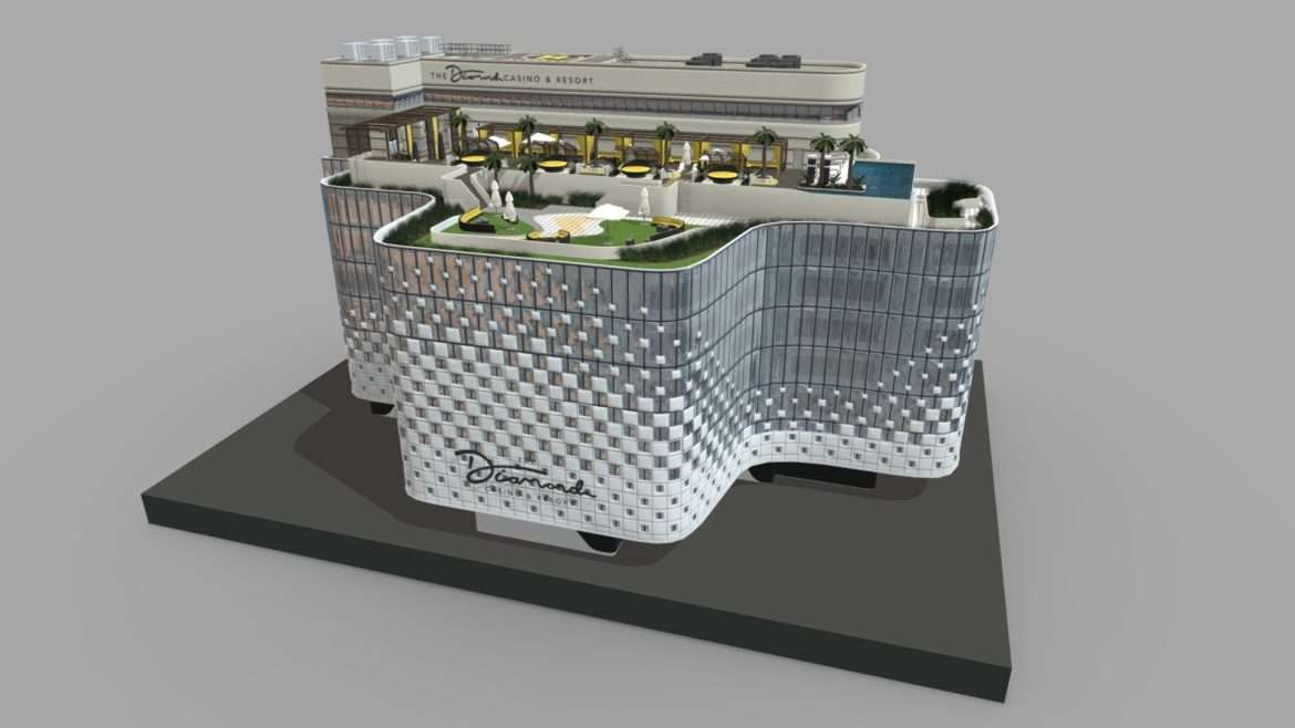 Diamond Casino Resort 3d Model - ELVIS Diamond casino resort from GTA V, high-detail architectural 3d model