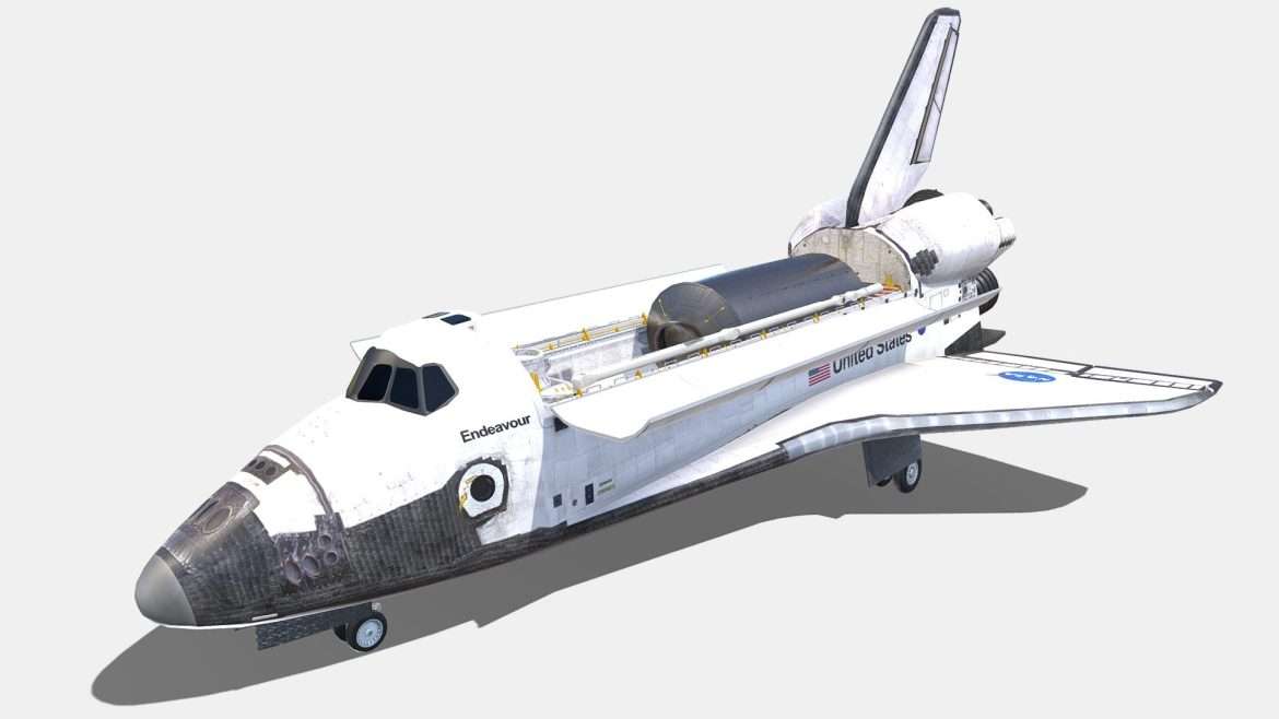 endeavour 3d model