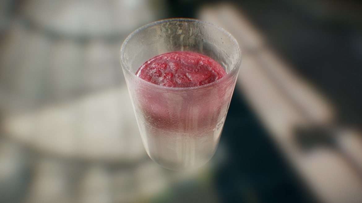 extremely cold panna cotta 3d model
