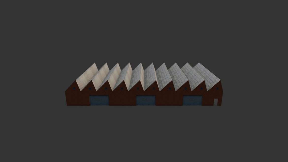 factory building 02 3d model