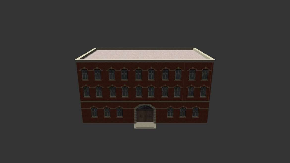 factory building 04 3d model
