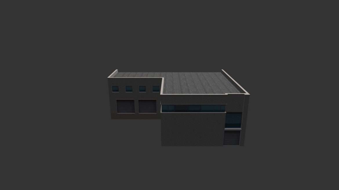 factory building 16 3d model