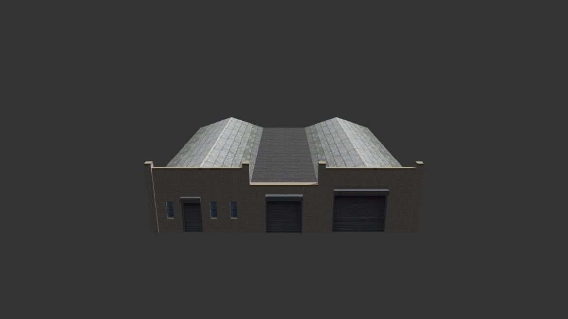 factory building 24 3d model