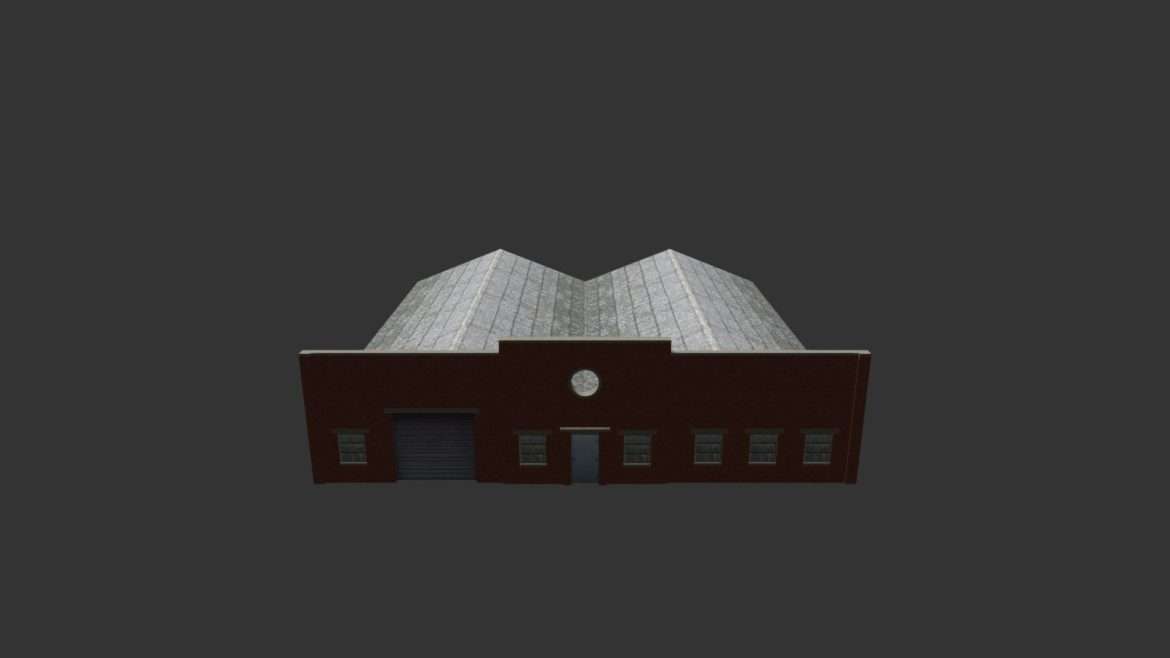 factory building 31 3d model
