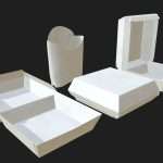 Fast food empty packages