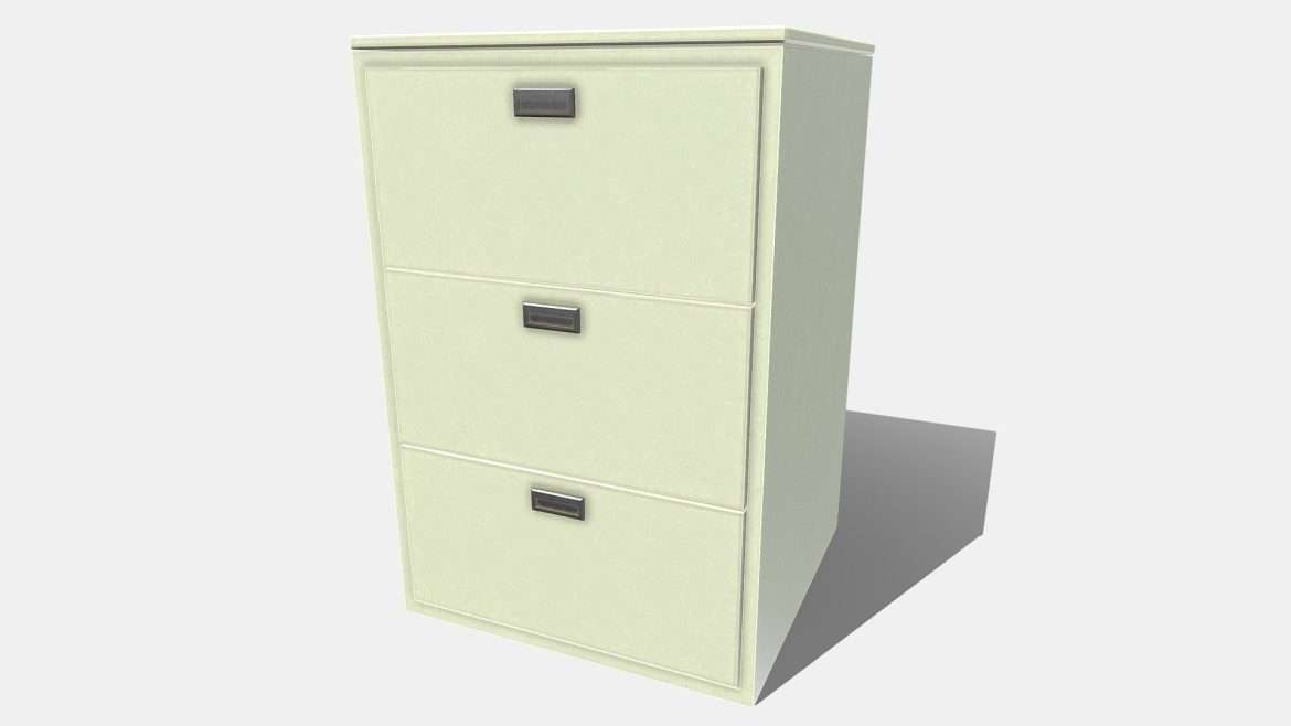 filing cabinet 3d model