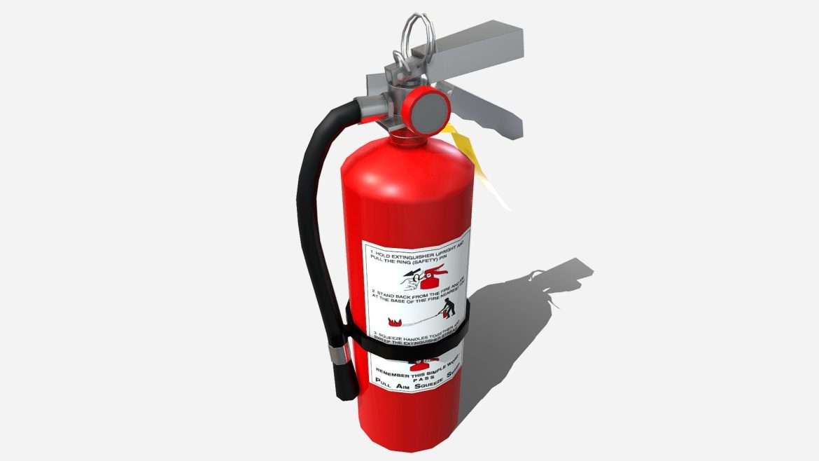 fire extinguish 3d model