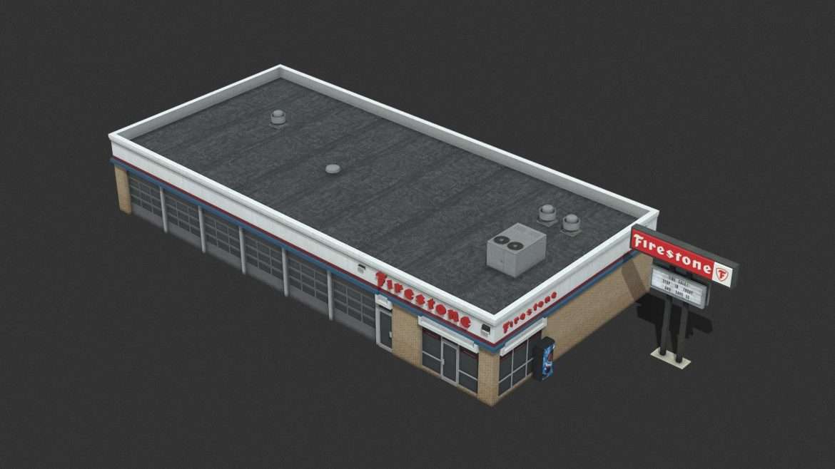 firestone 3d model