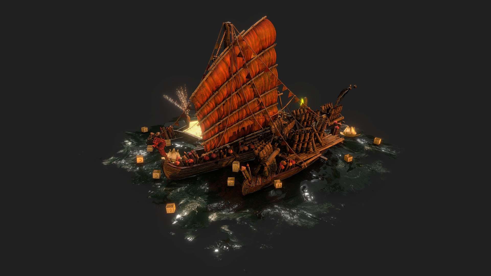 Firework Boat