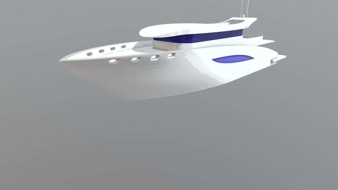 first yacht 3d model