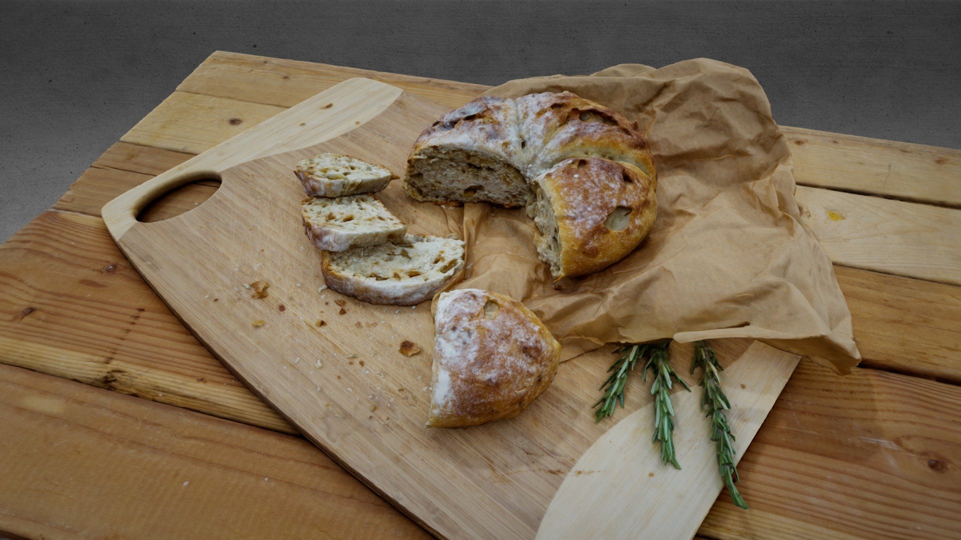Food in 3D – Bread 01