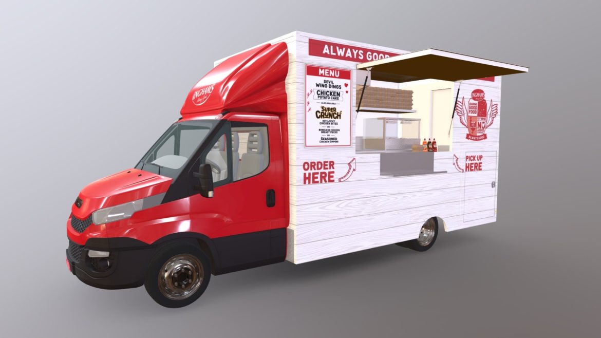 food truck 3d model