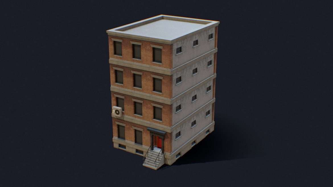 forsaken city building 1 3d model