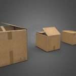 Four Cardboard Boxes
