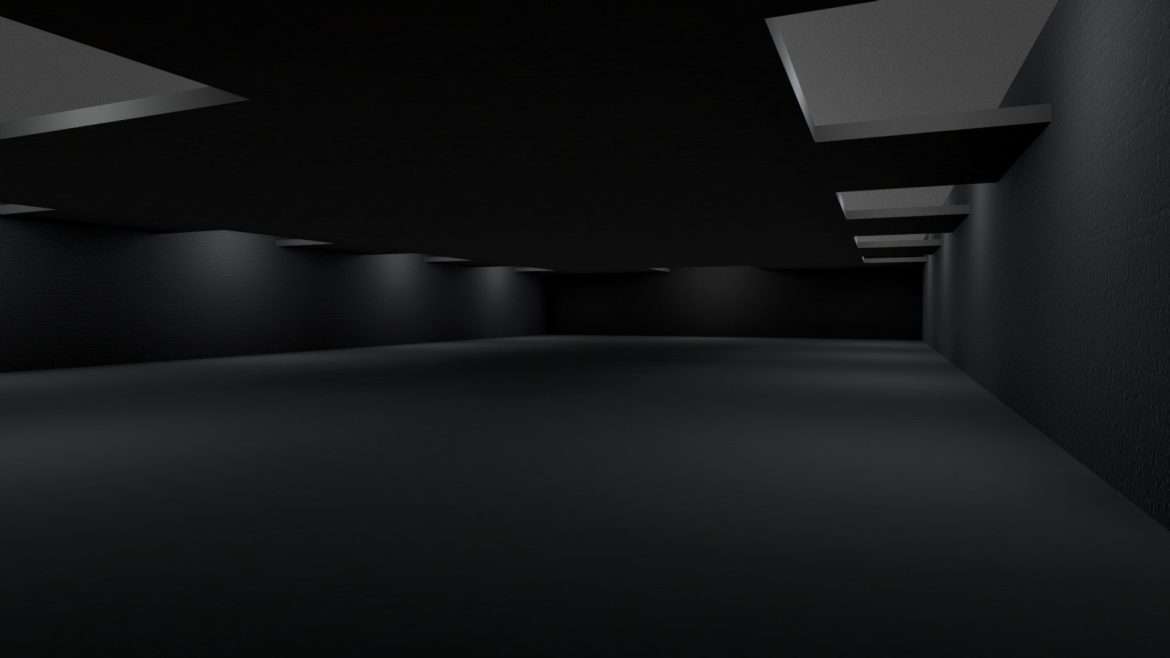 gallery amp warehouse for car amp product showcase 3d model