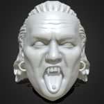 Gangrel 3D printable portrait sculpt