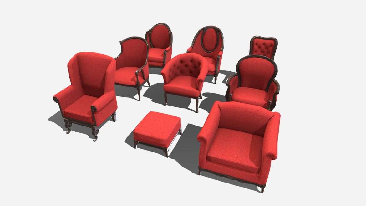grand chairs 3d model
