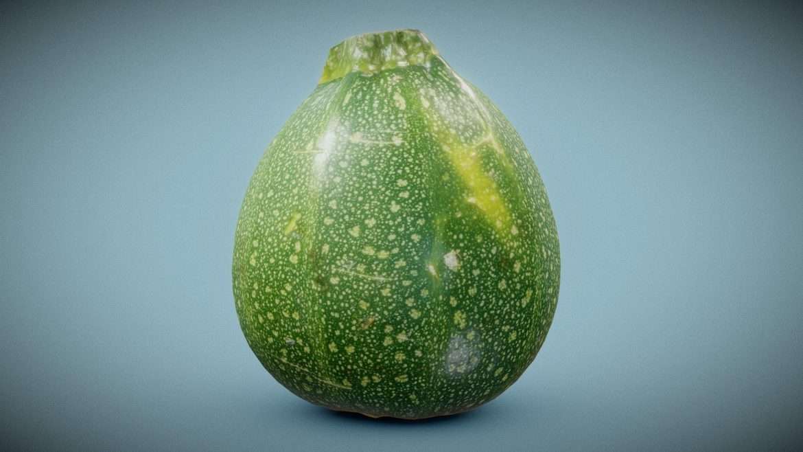 green vegetable 3d model